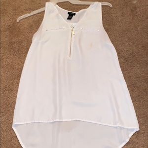 Shear White Blouse